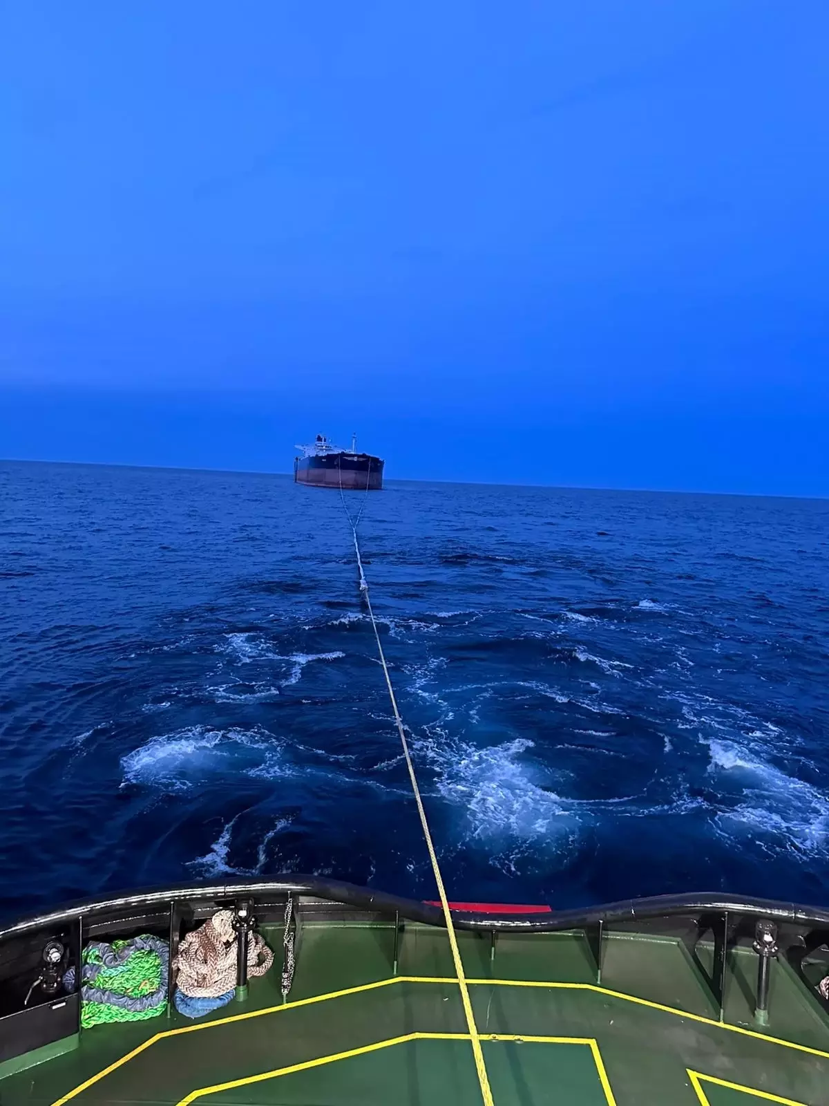 'VIRAT' Gemisinin Çeki İşlemi Başladı