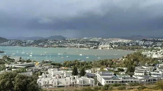 22.6 kilograms of rain fell per square meter, the color of the sea changed