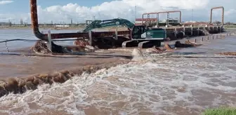 Çanakkale Ayvacık'ta Kuvvetli Yağış Tarım Arazilerini Su Bastı