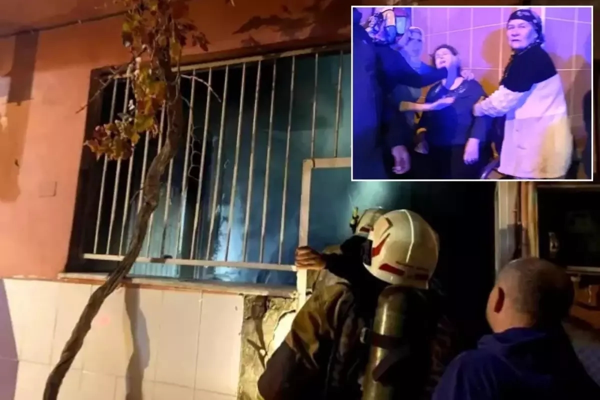 Gece yarısı korkutan yangın! Haberi alınca baygınlık geçirdi