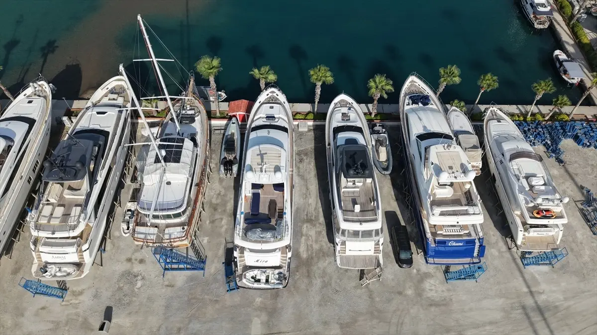 Marmaris'te Mega Motoryatların Yeni Sezon Hazırlıkları Başladı