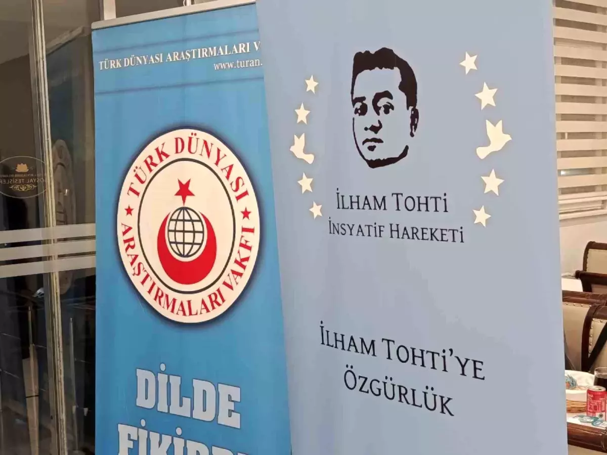 İstanbul'da İlham Tohti için Özgürlük ve Nobel Barış Ödülü Çağrısı