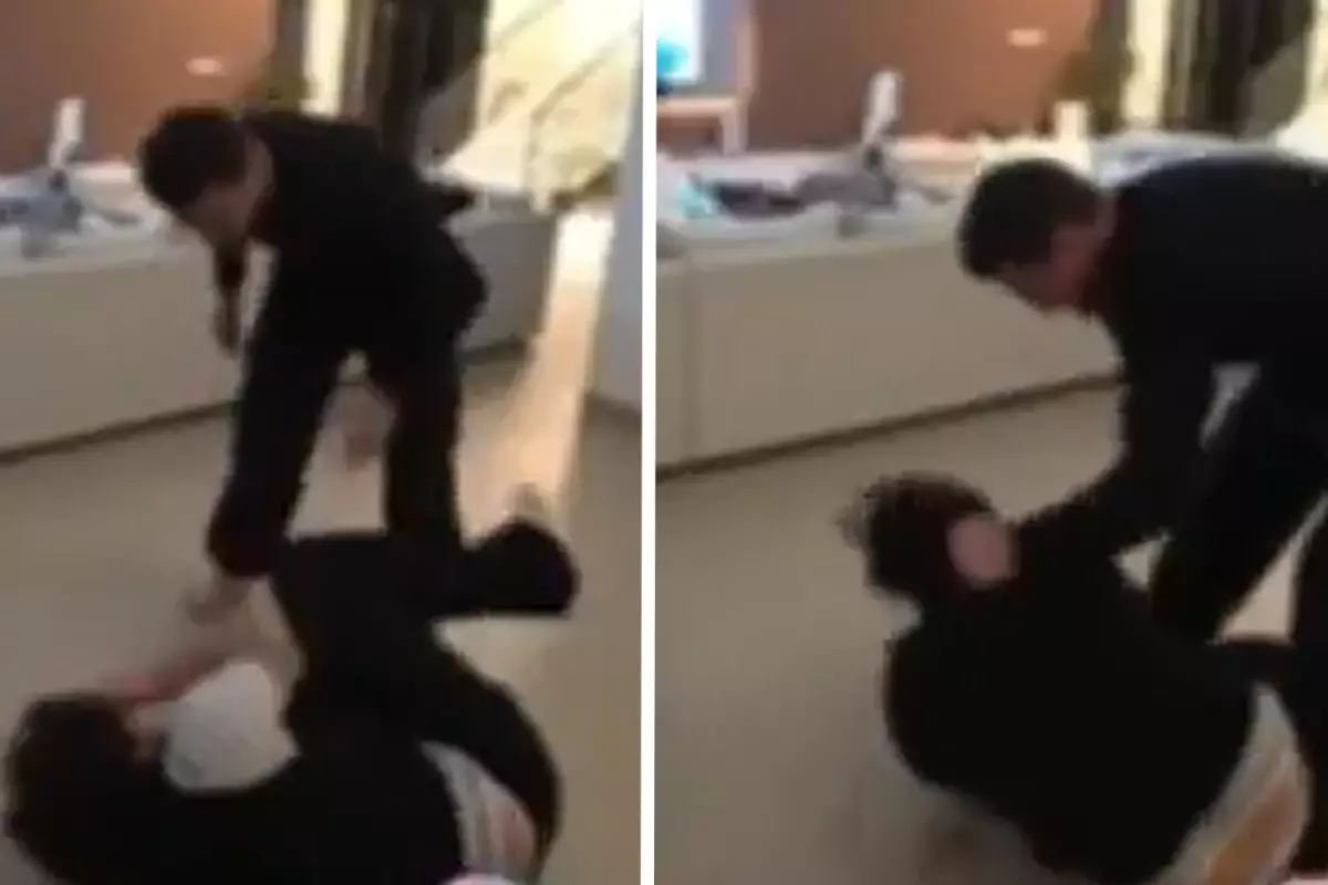 Dubai'de canlı yayında dayak skandalı:MMA dövüşçüsü, Subo'yu yere serdi