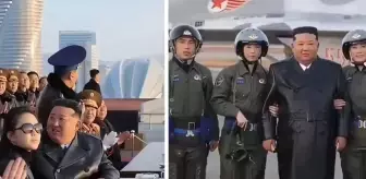 Kuzey Kore lideri Kim Jong Un, hava gücünü sahneye çıkardı