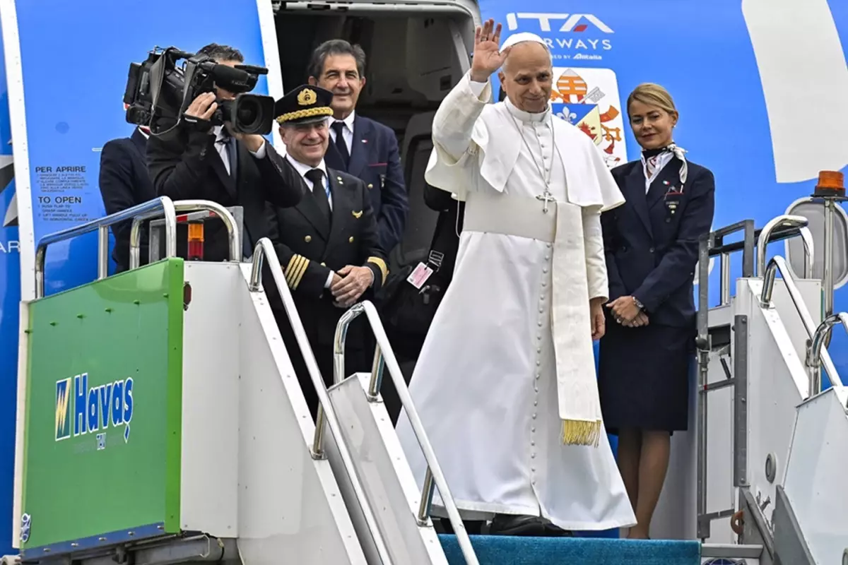 Papa 14. Leo, Lübnan'a gitmek üzere Türkiye'den ayrıldı