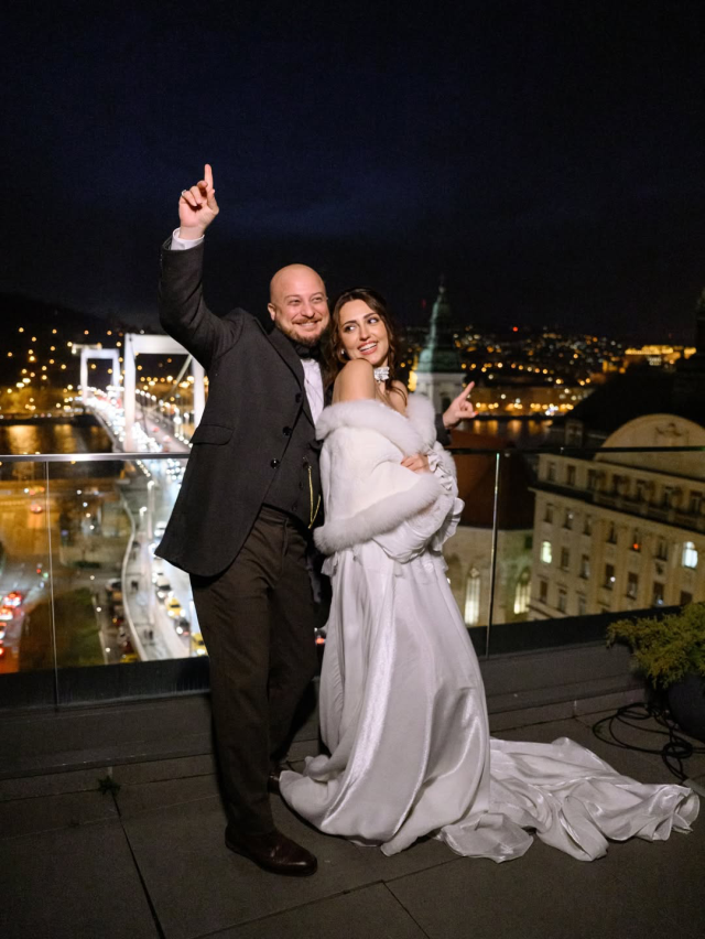 Famous actress got married in Budapest