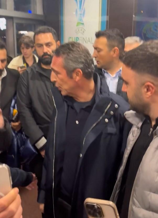 Ali Koç came to Kadıköy to watch the Galatasaray derby