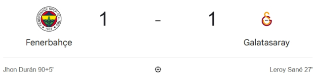 Fenerbahçe Galatasaray maç özeti ve golleri! (ÖZET) Fenerbahçe Galatasaray kaç kaç bitti, golleri kim attı?
