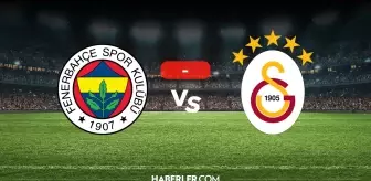 Fenerbahçe Galatasaray maçı kaç kaç? MAÇ SONUCU! Fenerbahçe Galatasaray golleri kim attı, canlı maç anlatımı!