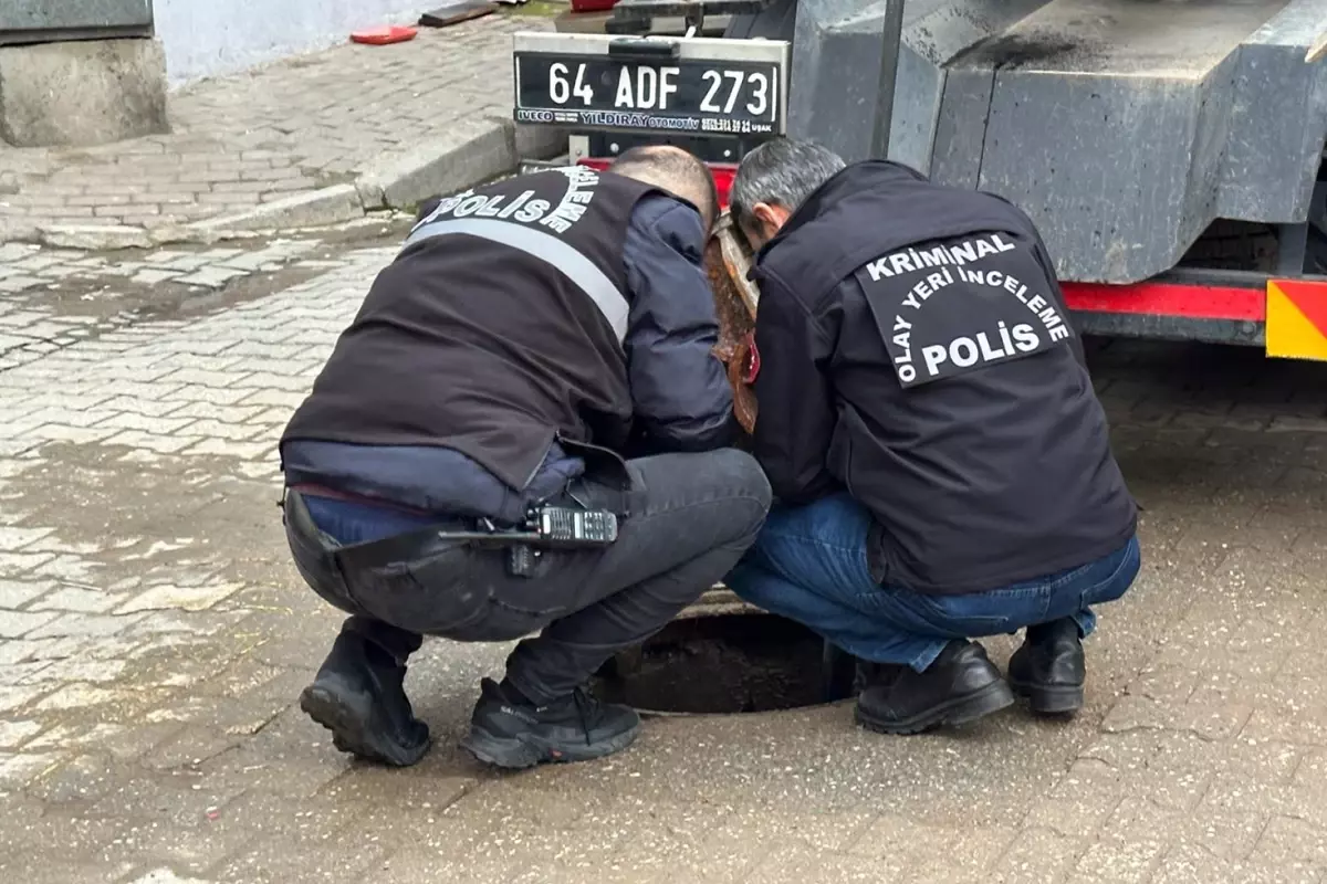 Kanalizasyonda cenin bulundu