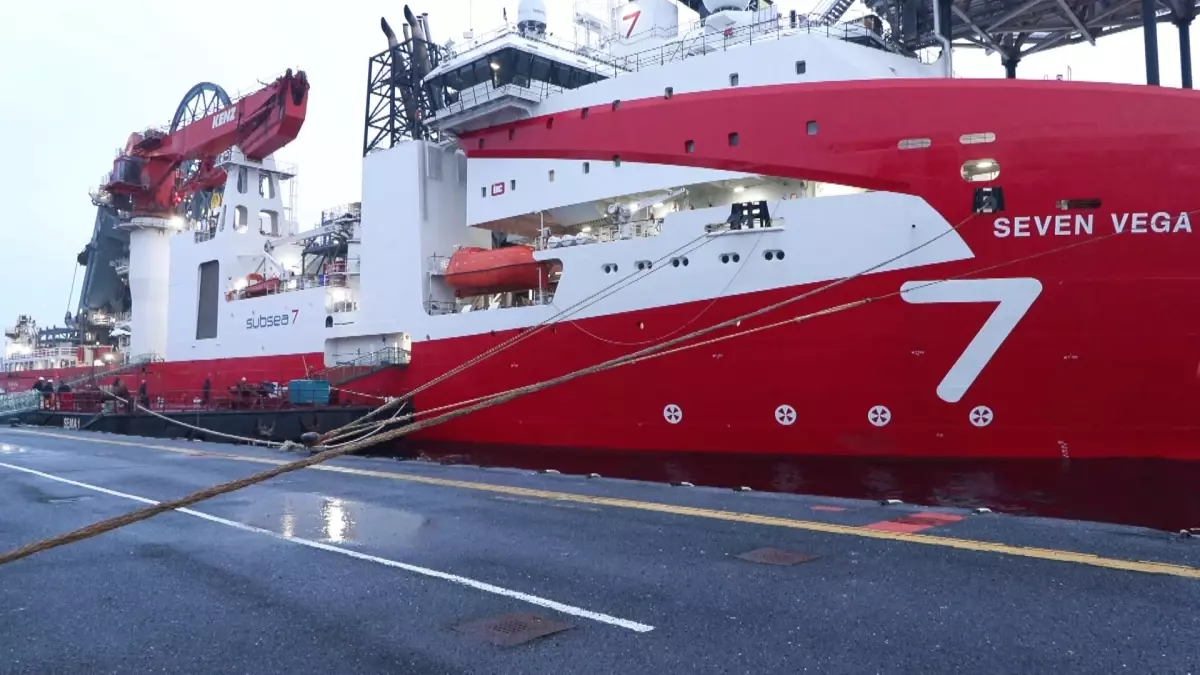 Seven Vega Gemisi Sakarya Gaz Sahasında Boru Hattı Kurulumuna Başlıyor