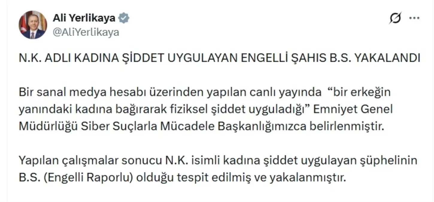 Kadına Şiddet Uygulayan Şüpheli Karaman'da Yakalandı