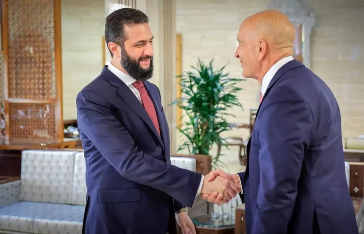 Suriye Devlet Başkanı Ahmed eş-Şara, ABD Büyükelçisi Tom Barrack ile Görüştü