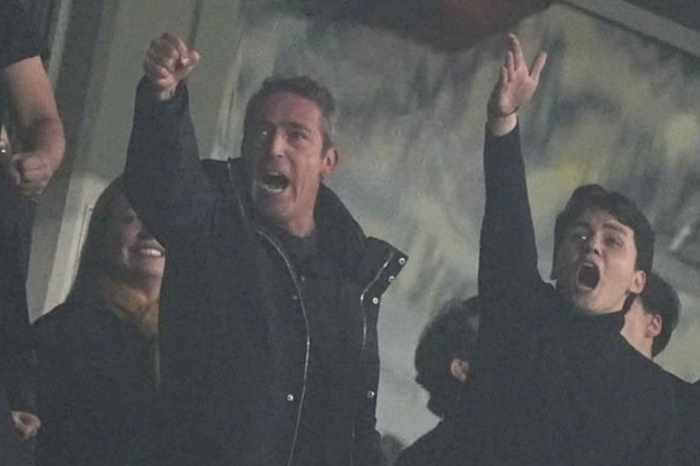 Ali Koç's joy at the 90+5 goal became an event