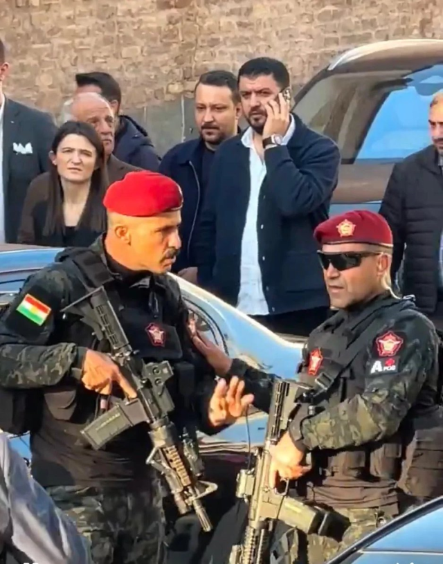 Support from Bülent Arınç for Barzani's visit, reaction to long-barreled bodyguards
