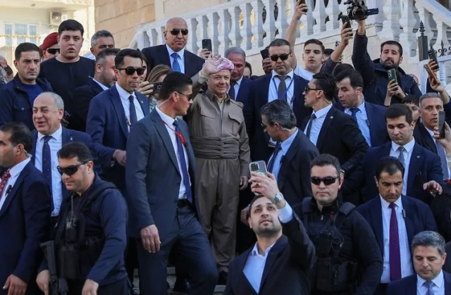 Support from Bülent Arınç for Barzani's visit, reaction to long-barreled bodyguards
