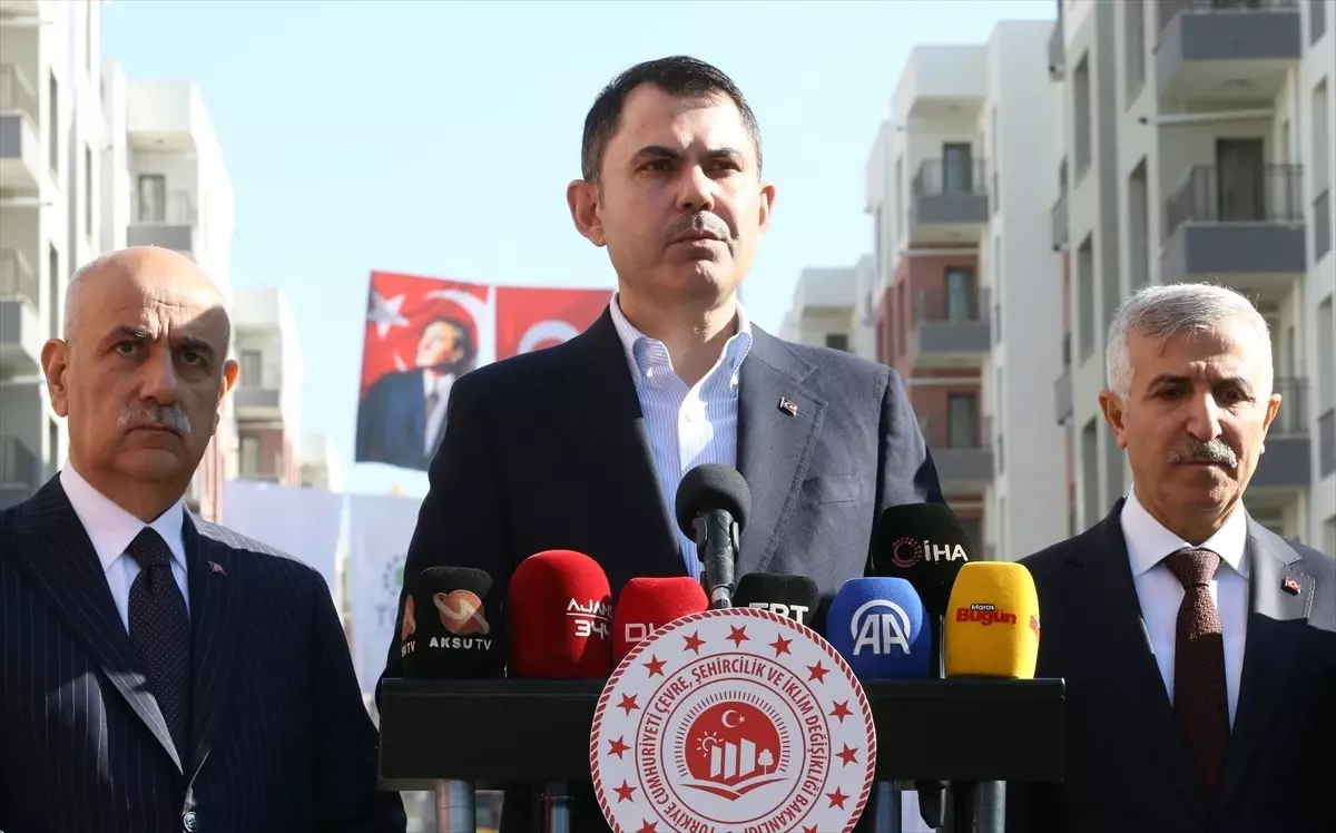 Bakan Kurum: Deprem Bölgesinde Konut Yapımında Son Aşamaya Gelindi