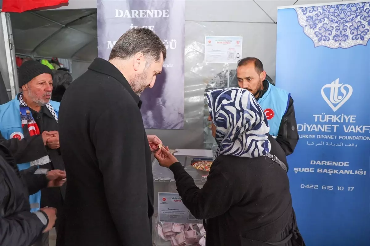 Darende'de Filistin İçin Kermes: 1.6 Milyon Lira Bağış Toplandı
