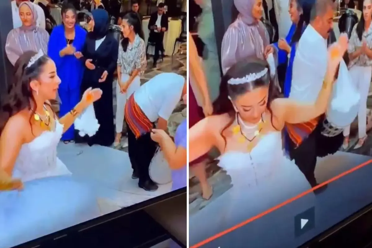 Düğünden bir yıl sonra ortaya çıkan görüntü pes dedirtti