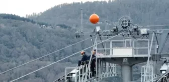 Kartepe Teleferik Hattı'nda kurtarma tatbikatı yapıldı