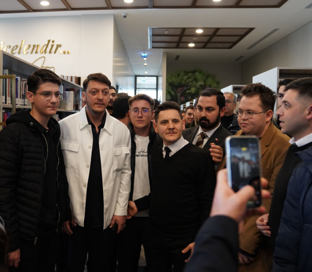 Mesut Özil was a guest at the 'AK Party Library Conversations' program