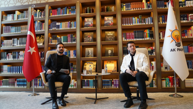 Mesut Özil was a guest at the 'AK Party Library Conversations' program