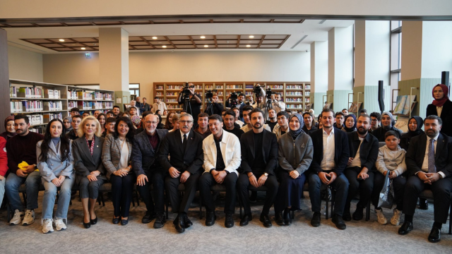 Mesut Özil was a guest at the 'AK Party Library Conversations' program