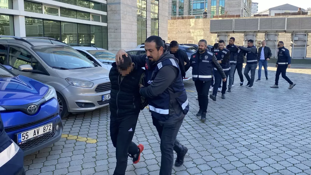 Samsun'da Motosikletli Saldırı: 2 Yaralı, 7 Şüpheli Adliyeye Sevk Edildi