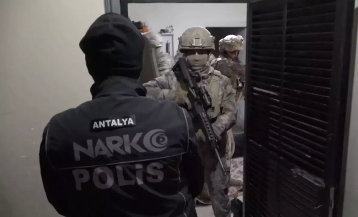 Narkokapan Antalya Operasyonu: 455 Tutuklama