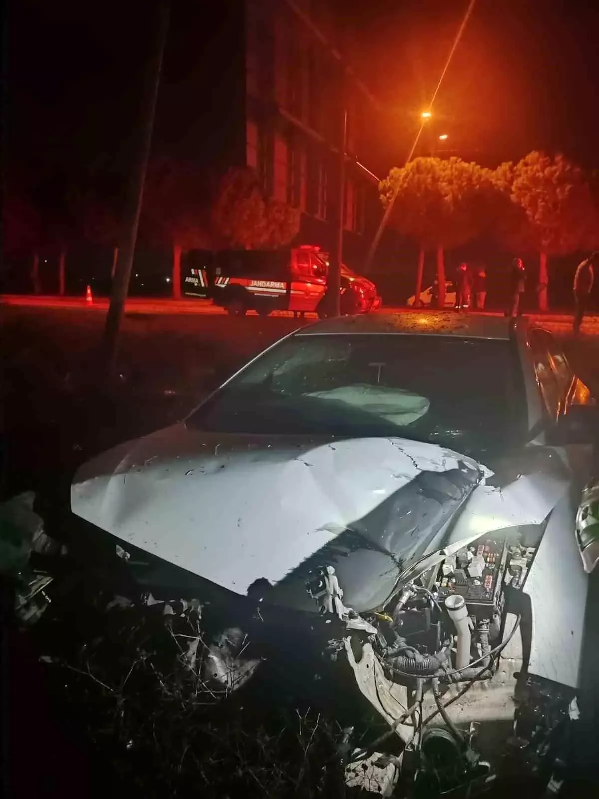 Susurluk'ta Tek Taraflı Trafik Kazası: 1 Yaralı