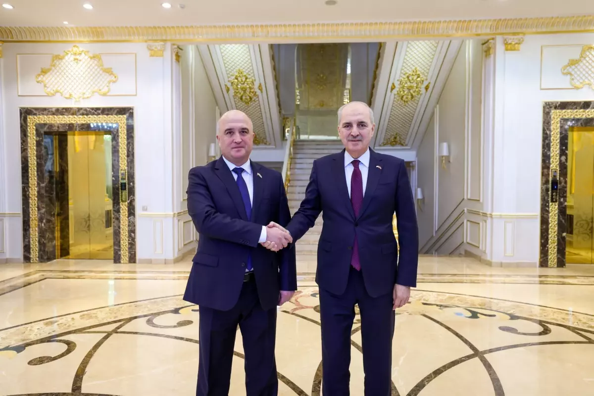 TBMM Başkanı Numan Kurtulmuş, Tacikistan'da Temaslarda Bulundu