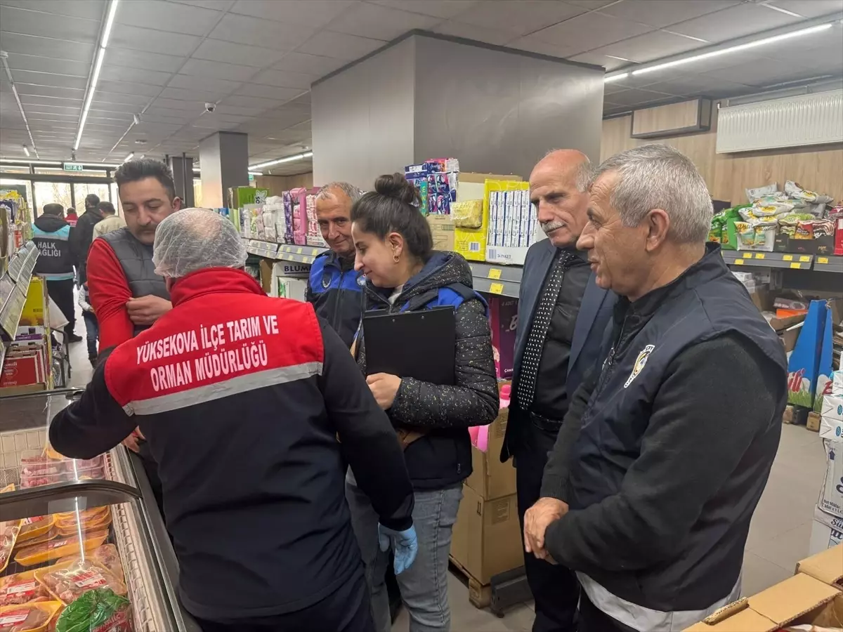 Yüksekova'da gıda denetimi yapıldı