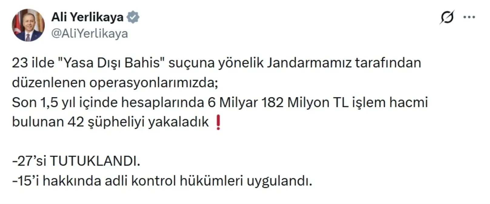23 ilde 'yasa dışı bahis' operasyonları: 27 tutuklama