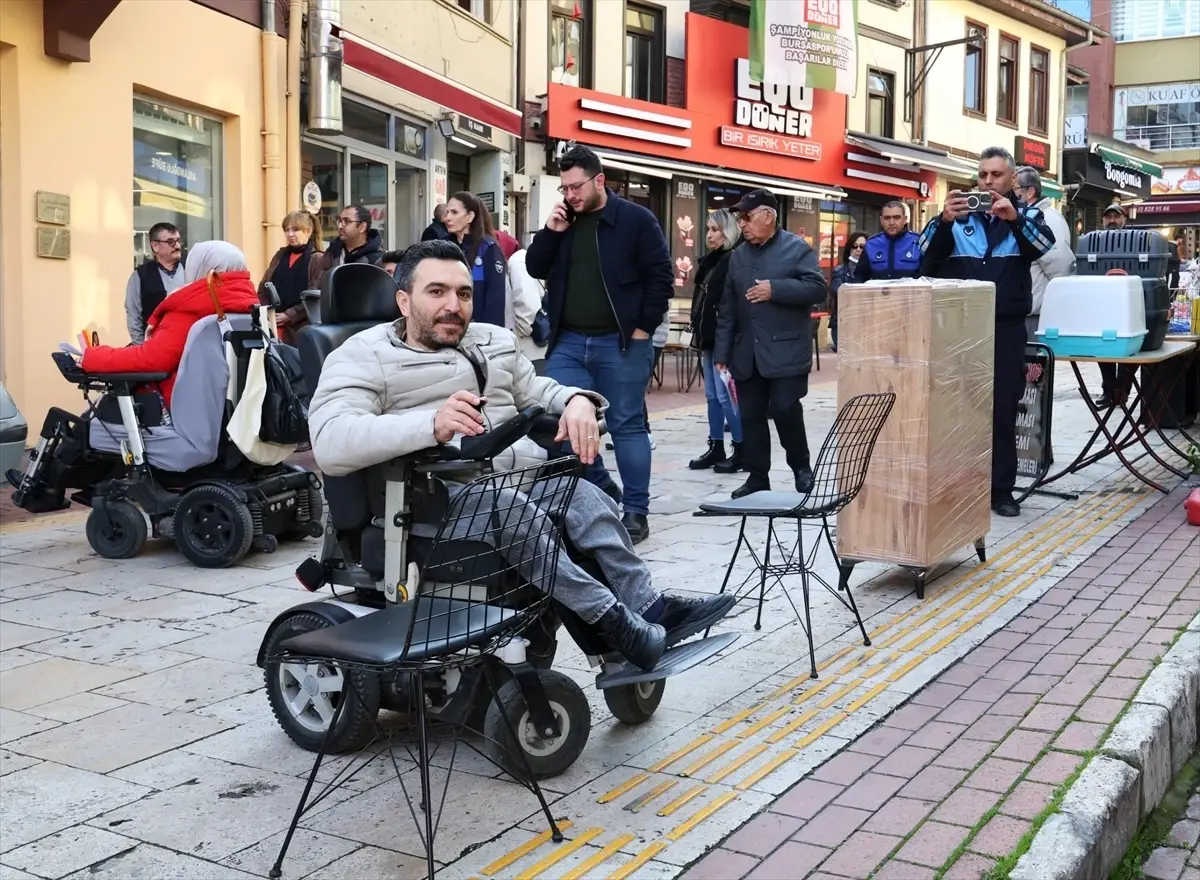 Bursa'da engelliler zabıtayla denetim yaptı