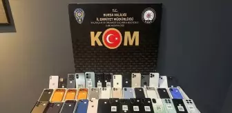 Bursa'da gümrük kaçağı 70 cep telefonu ele geçirildi
