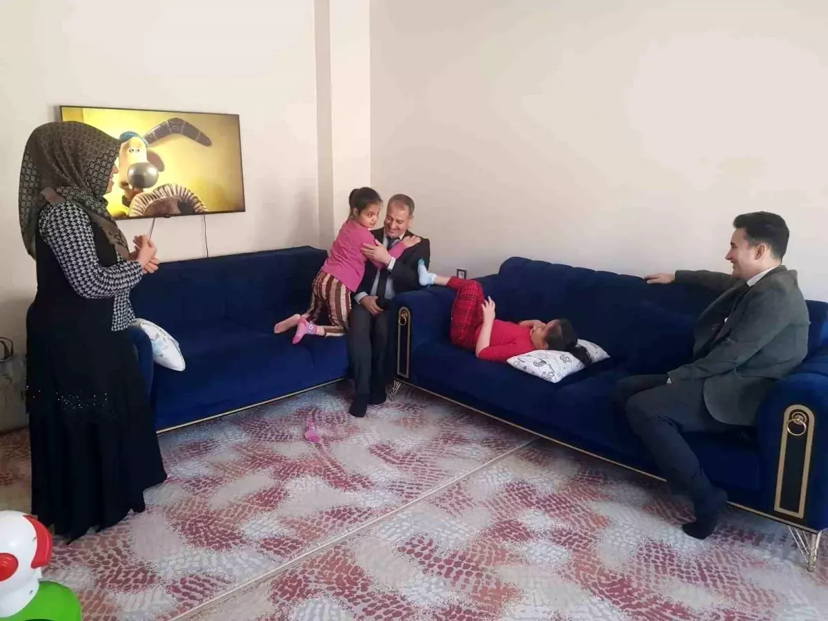 Çermik'te engelli bireyler unutulmadı