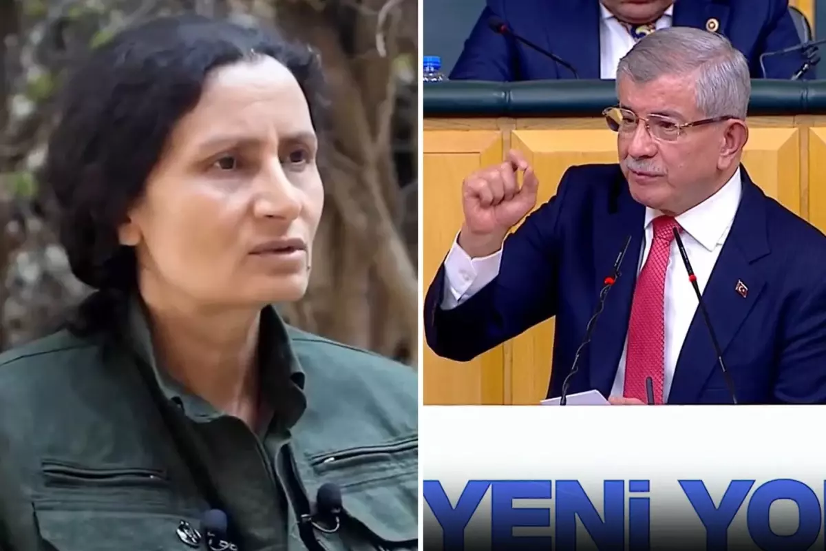 Davutoğlu, tehditler savuran Bese Hozat'a 2013 yılını hatırlattı