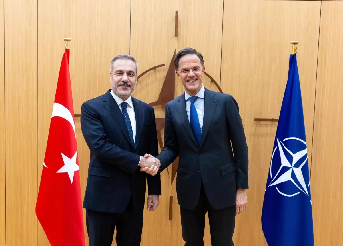 Dışişleri Bakanı Hakan Fidan, NATO Genel Sekreteri Mark Rutte ile Brüksel'de Görüştü