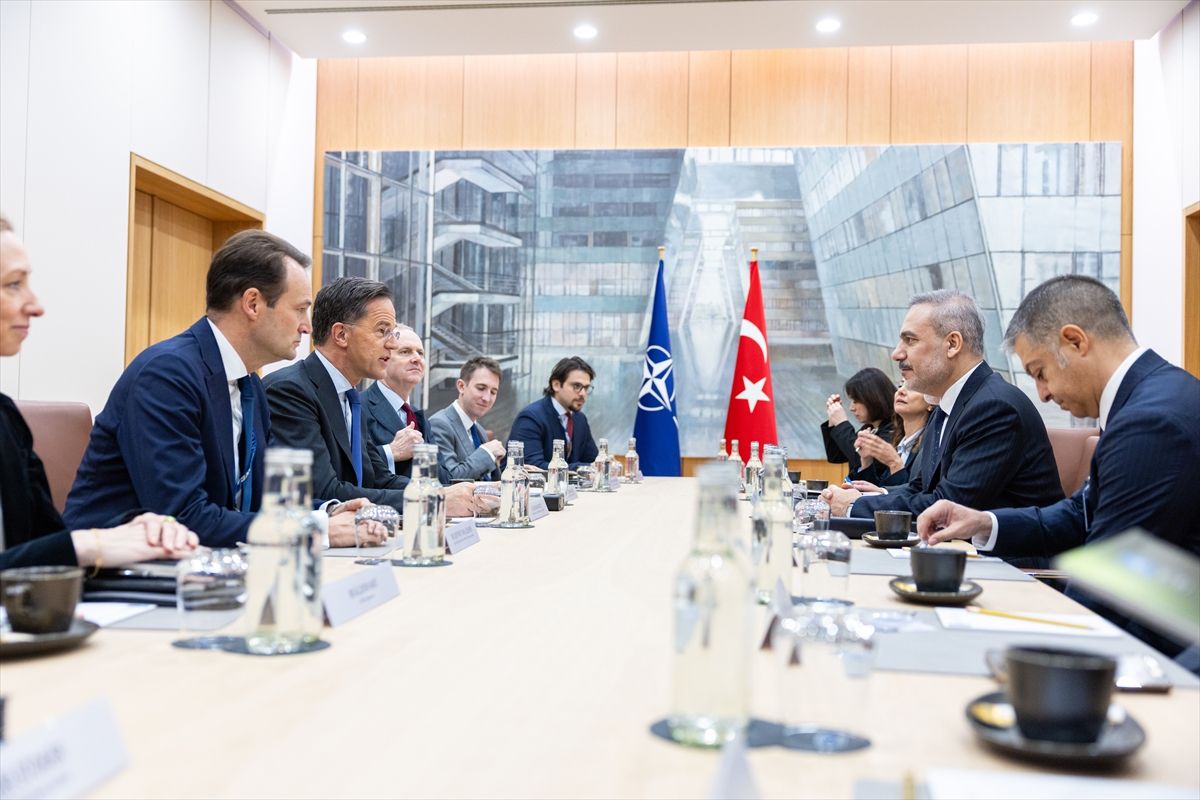 Dışişleri Bakanı Fidan, NATO Genel Sekreteri Rutte ile bir araya geldi