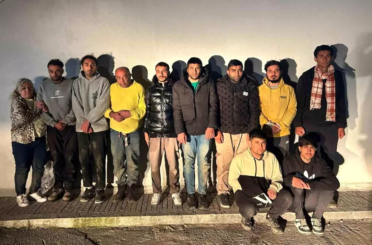 Edirne'de 32 kaçak göçmen yakalandı