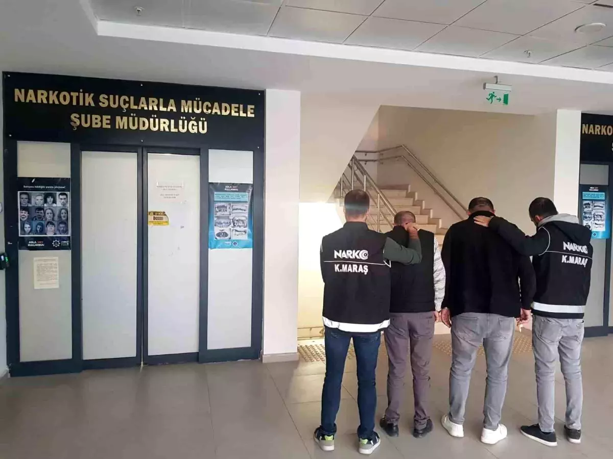 Kahramanmaraş'ta uyuşturucuya 3 tutuklama