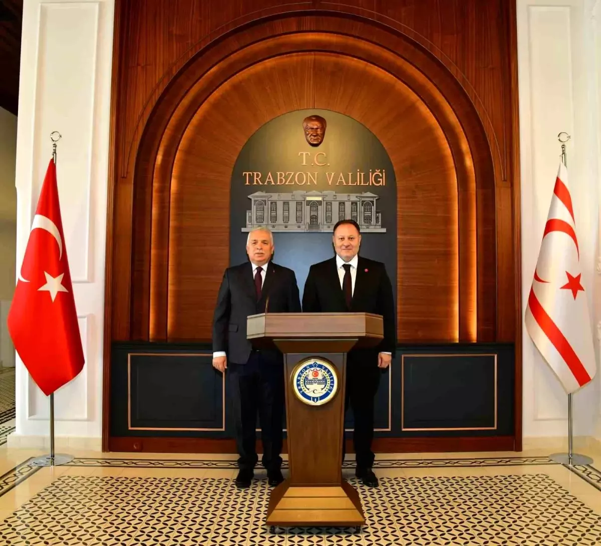 KKTC Meclis Başkanı Ziya Öztürkler Trabzon'da