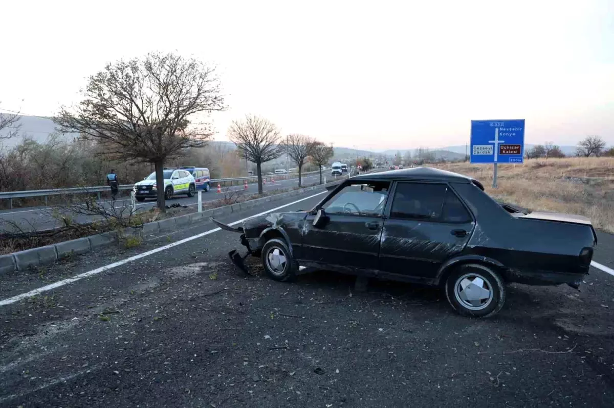 Kontrolden çıkan otomobil takla attı: 1 ağır yaralı