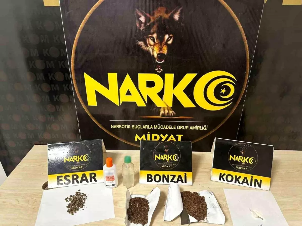 Mardin'de uyuşturucu operasyonu: 3 şüpheli yakalandı