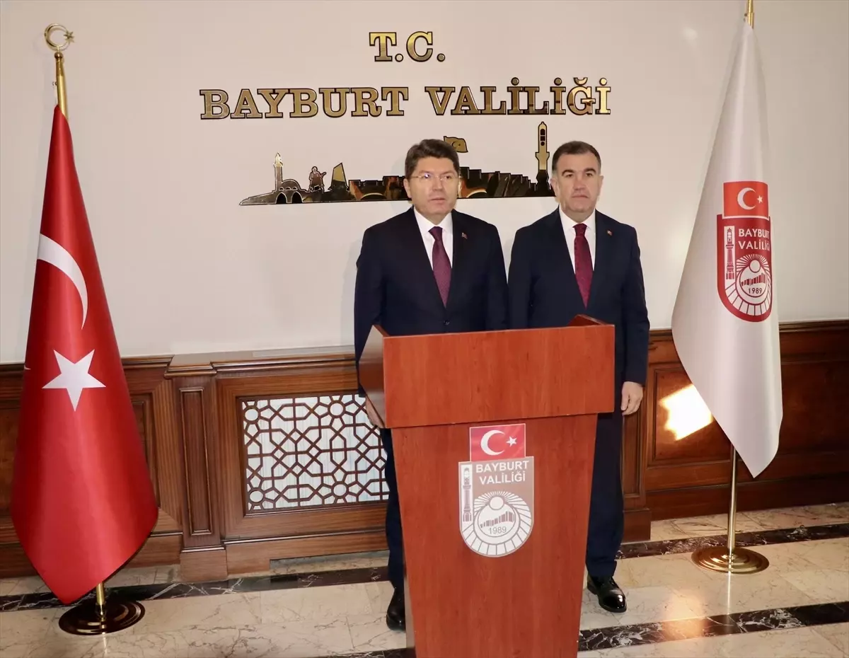 Adalet Bakanı Tunç, Bayburt'ta konuştu Açıklaması