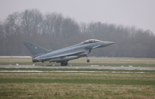 Germany has deployed approximately 150 soldiers and Eurofighter fighter jets to Poland