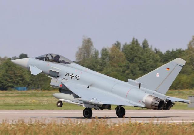 Germany has deployed approximately 150 soldiers and Eurofighter fighter jets to Poland