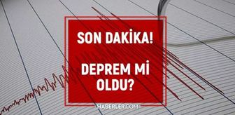 Bursa'da deprem mi oldu? SON DAKİKA! 4 Aralık Bursa'da az önce nerede deprem oldu?