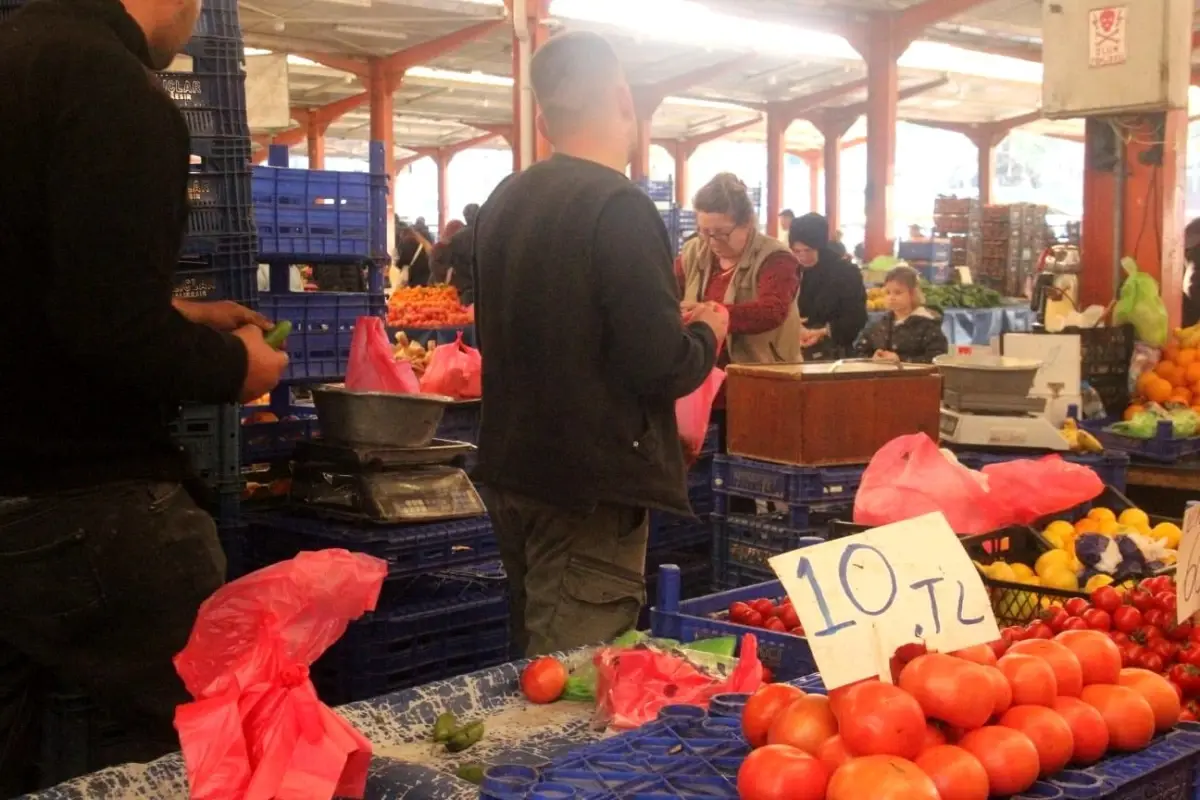 Çanakkale'nin meşhur domatesi tezgahlarda 40 liradan 10 liraya kadar düştü