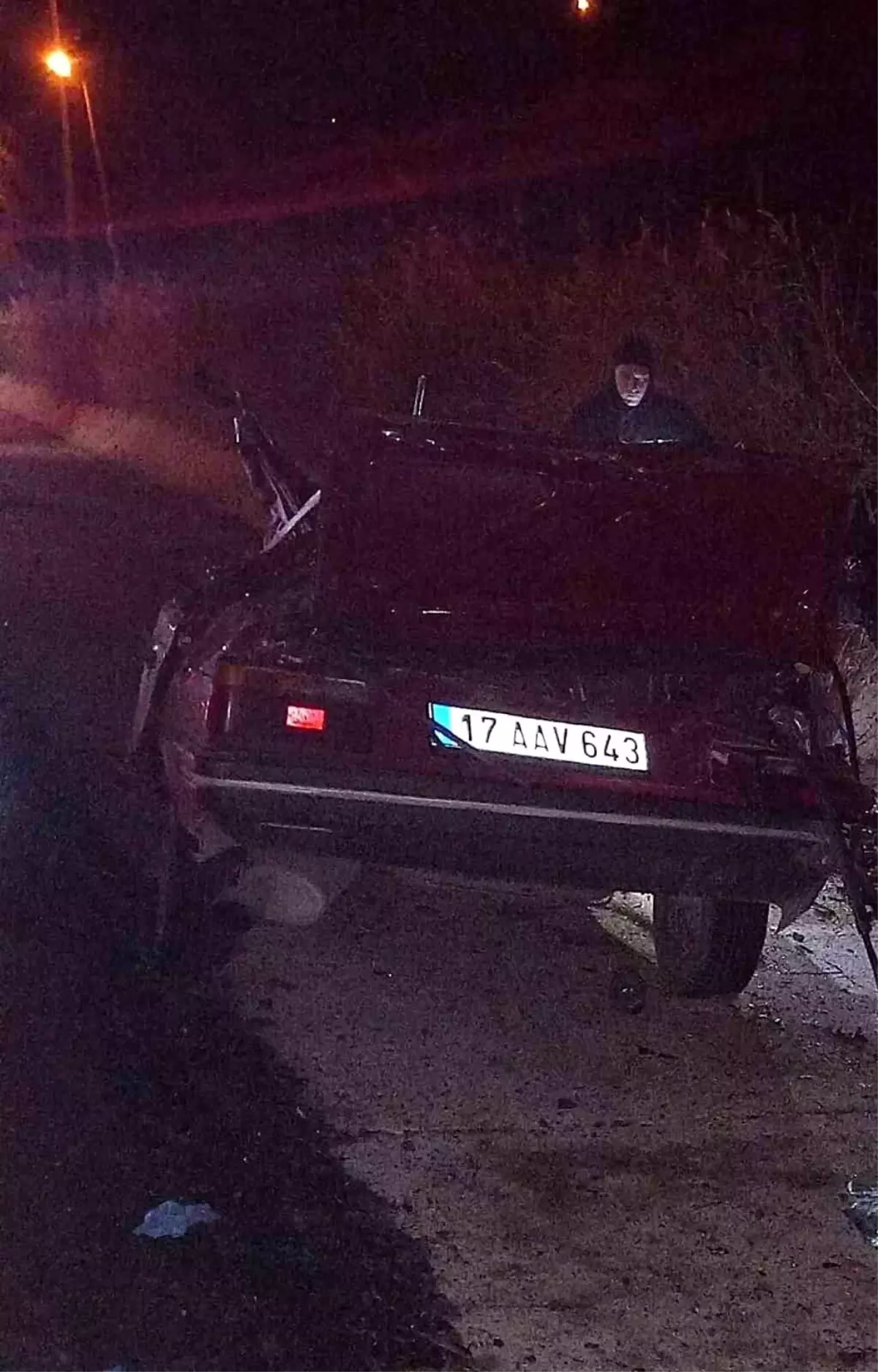 Direksiyon hakimiyetini kaybedip ağaca çarpan sürücü hayatını kaybetti